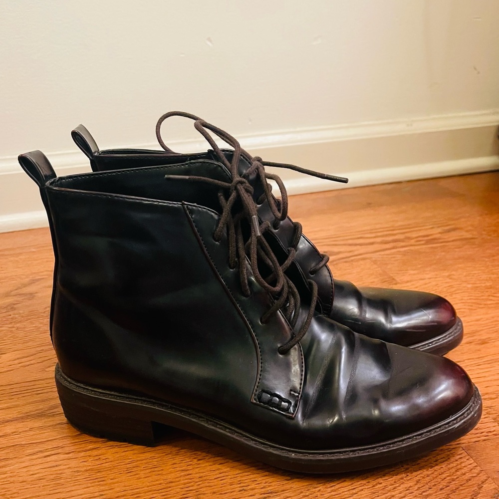 Zara lace up boots